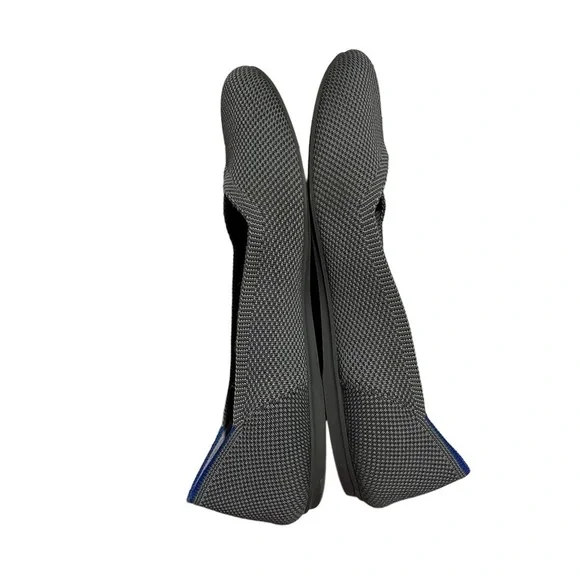 Rothy’s The Flat Slip On Ballet Shoes Gray Textile Size 8.5 Women’s - Picture 7 of 12